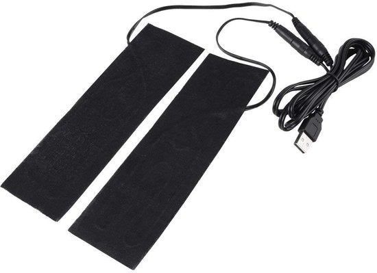 Piastra di riscaldamento USB - Piastra riscaldata - Formato compatto - 35-50 gradi - Ideale per scarpette - Per giorni freddi