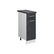 Vicco Mobiletto base per cucina Calcestruzzo nero 30 cm PL Antracite