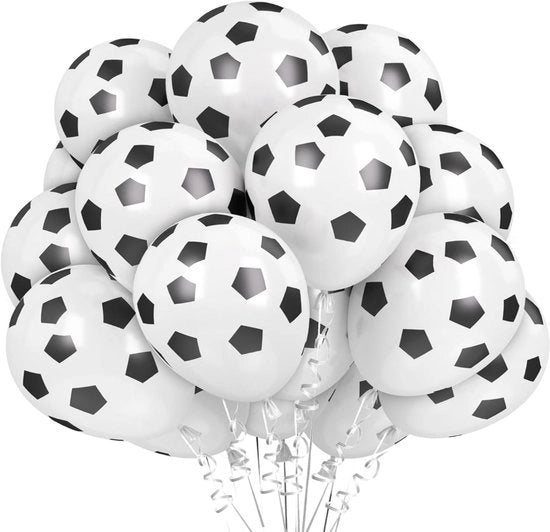 Palloni da Calcio 40 Pezzi – 30 cm Palloni in Lattice – Tema Calcio Festa per Bambini – Compleanno e Festa Sport Decorazione