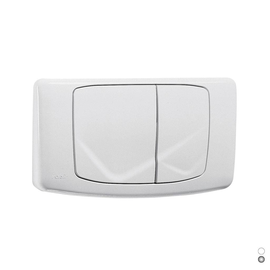 PLACCA DOPPIA SCARICO RIOS VALSIR- Cromato Lucido- VALSI- pezzi 1