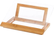 Supporto per Libro di Ricette in Acero con Base in Bambù per la Cucina 12-1/2" x 9-1/4" x 6-3/4