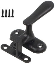 Chiusura Porta - Sicurezza - Maniglia - Cerniera - Cerniera - Acciaio Inox - Nero Opaco - Inclusi Viti - Chiusura
