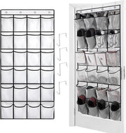 Scaffale per scarpe da appendere con 24 contenitori, pieghevole - per camera da letto, soggiorno, bagno