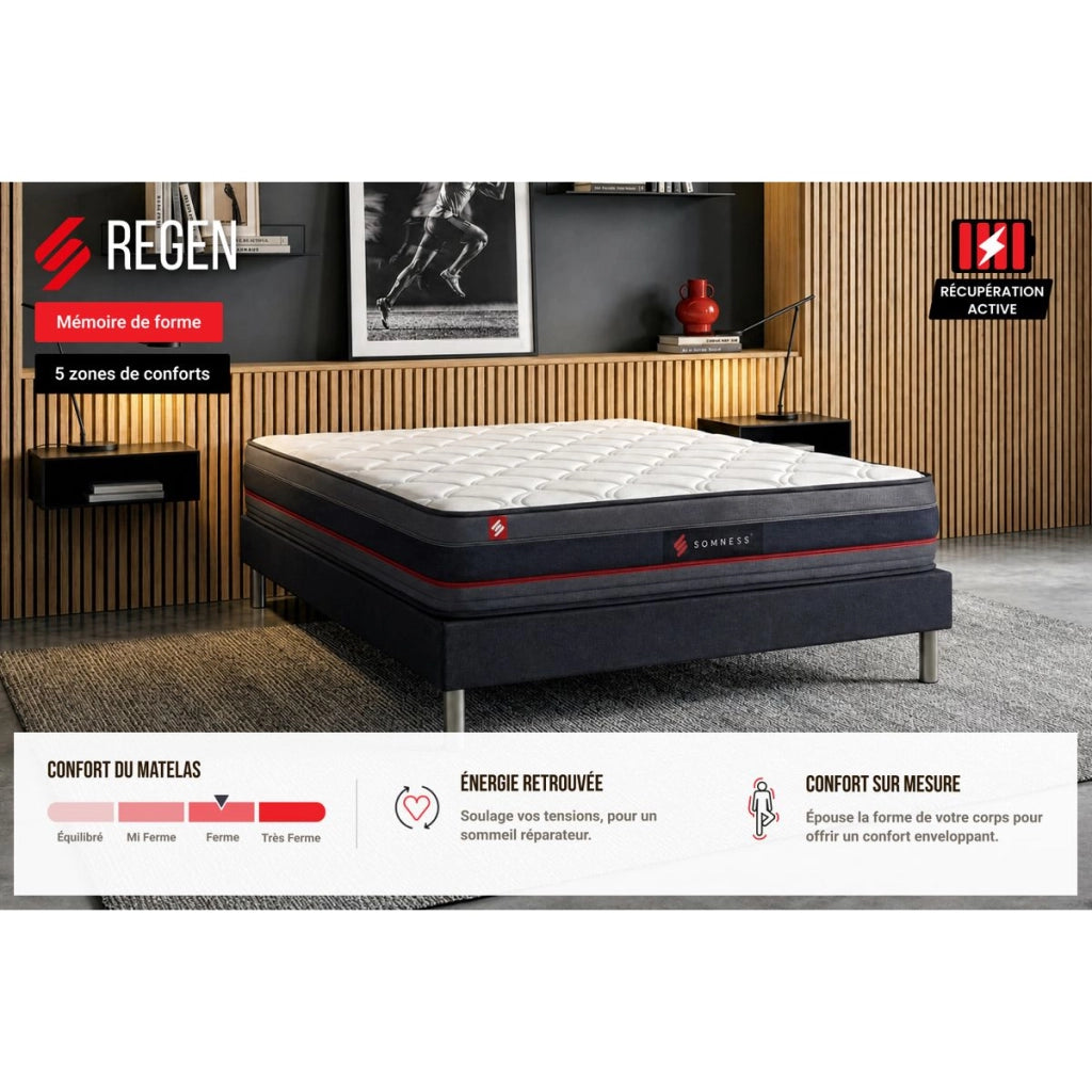 Materasso e base 90x190 cm - Regen