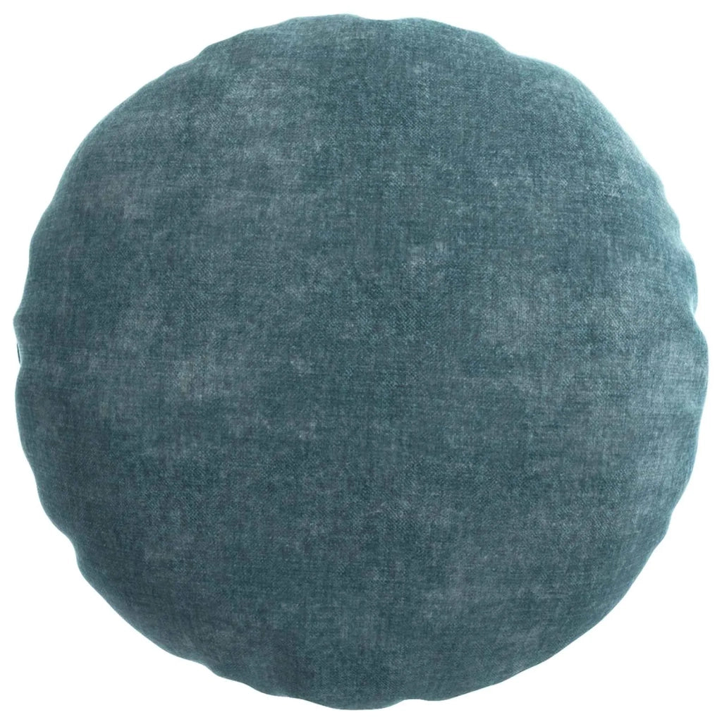 Federa 2 pz HEERLEN Blu Ø 60 cm Tessuto Chenille 922961