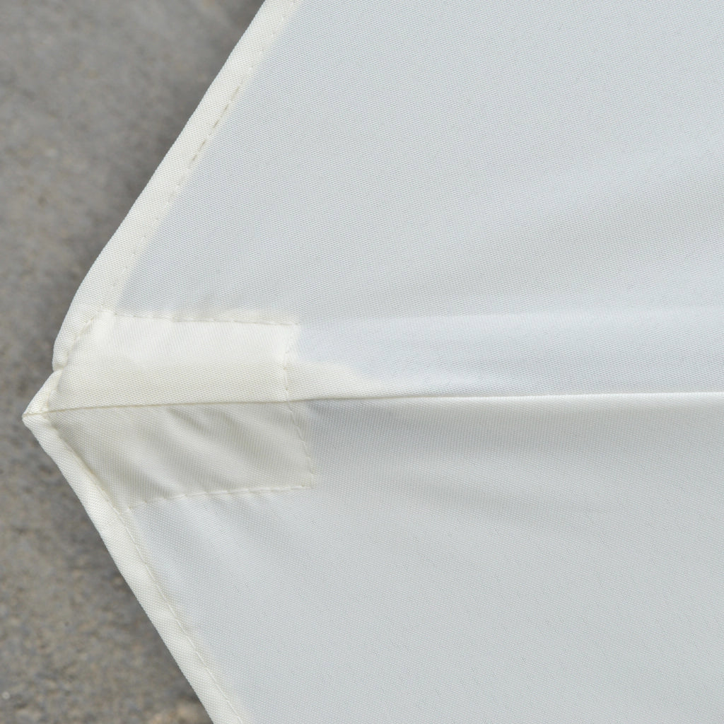 Tenda da sole 4,5x2,65 m con 48 luci LED ¨C zephmum ¨C crema