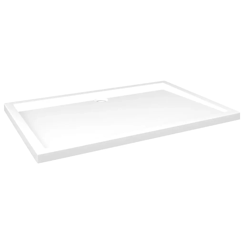 Piatto Doccia in ABS Rettangolare Bianco 80x120 cm CFW9217858