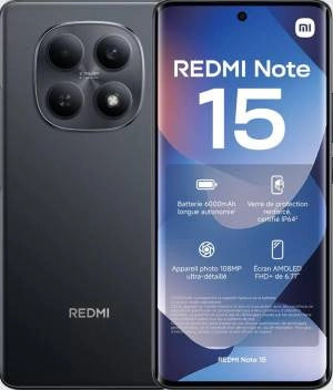 Xiaomi redmi note 15 6+128gb 6.77 nfc black ds eu - 6932554476281