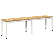 Panchina da giardino 161 x 35 x 45 cm Legno di Acacia Massello 901751