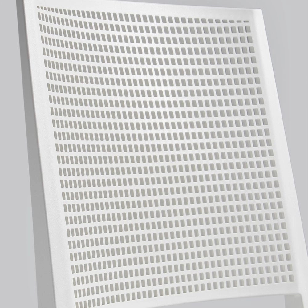 Set 4 Sedia polipropilene Grid colore grigio