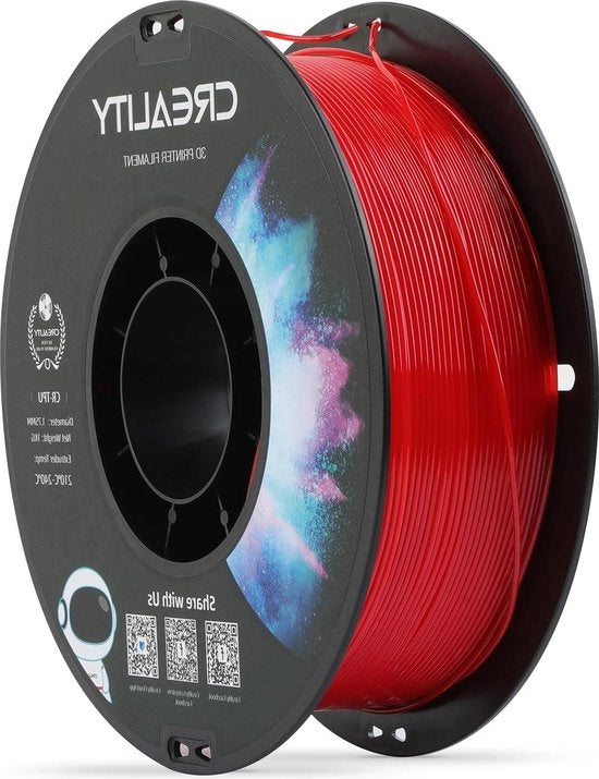 Filamento 3D TPU con alta elasticità materiale adesivo morbido 1 kg rosso