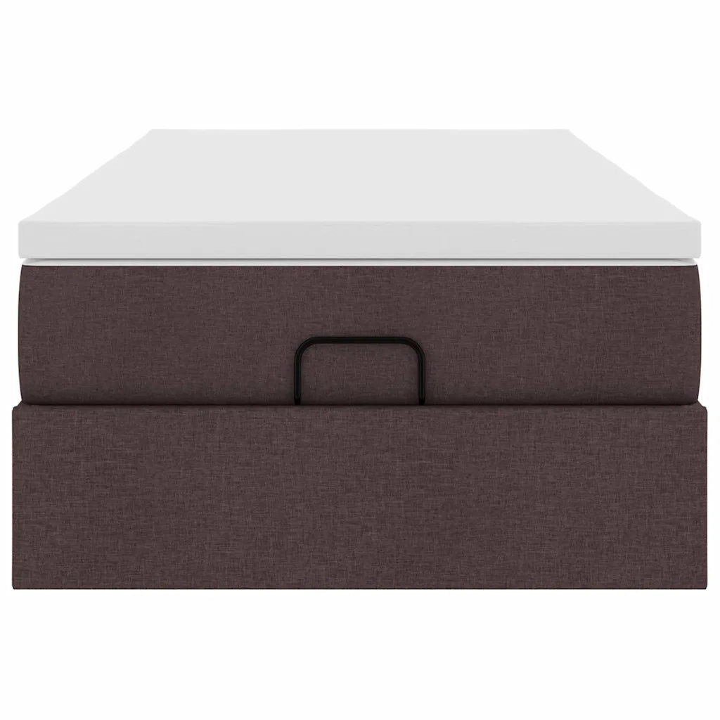 Struttura Letto Pouf con Materasso 80x200 cm in Tessuto