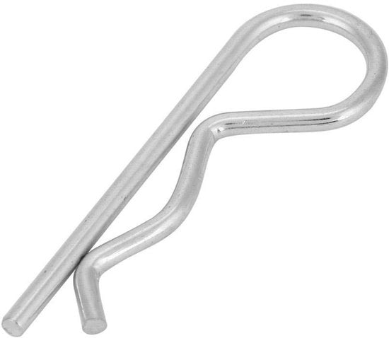 Fasciatura di emergenza a 10 pezzi - Acciaio zincato - Clip di fissaggio tipo B - Fisgiatura a nastro - Cinghia piegata - 4 x 75 mm - Clip di fissaggio