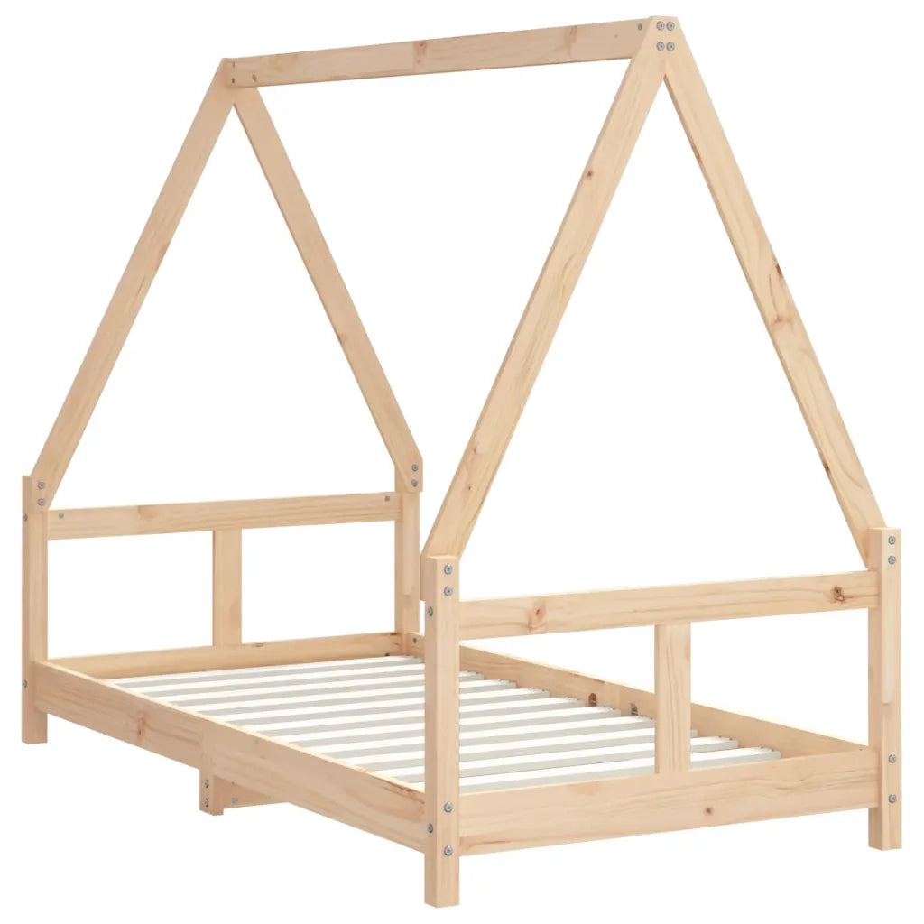 Giroletto per Bambini-Struttura Letto Bambini 80x160 cm in Legno Massello di Pino 103303