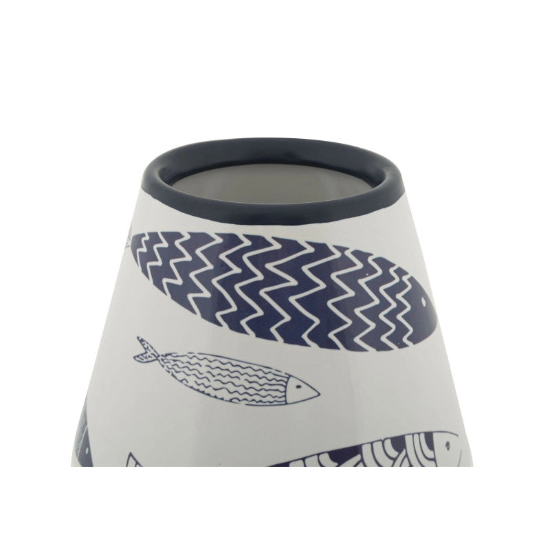Vaso Ceramica Amica Fish Double cm ø 14x34