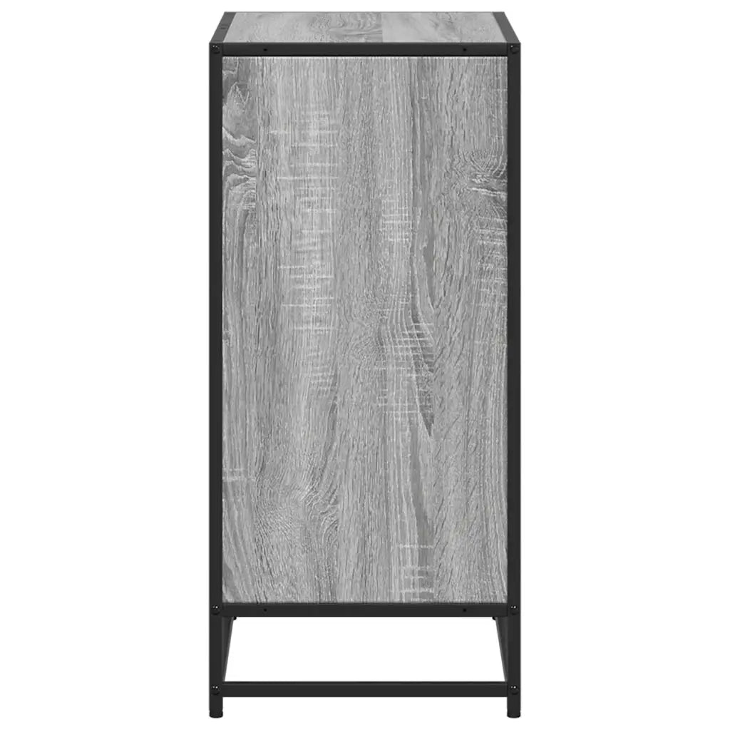 Libreria Grigio Sonoma 60x35x76 cm in Legno Multistrato 849102