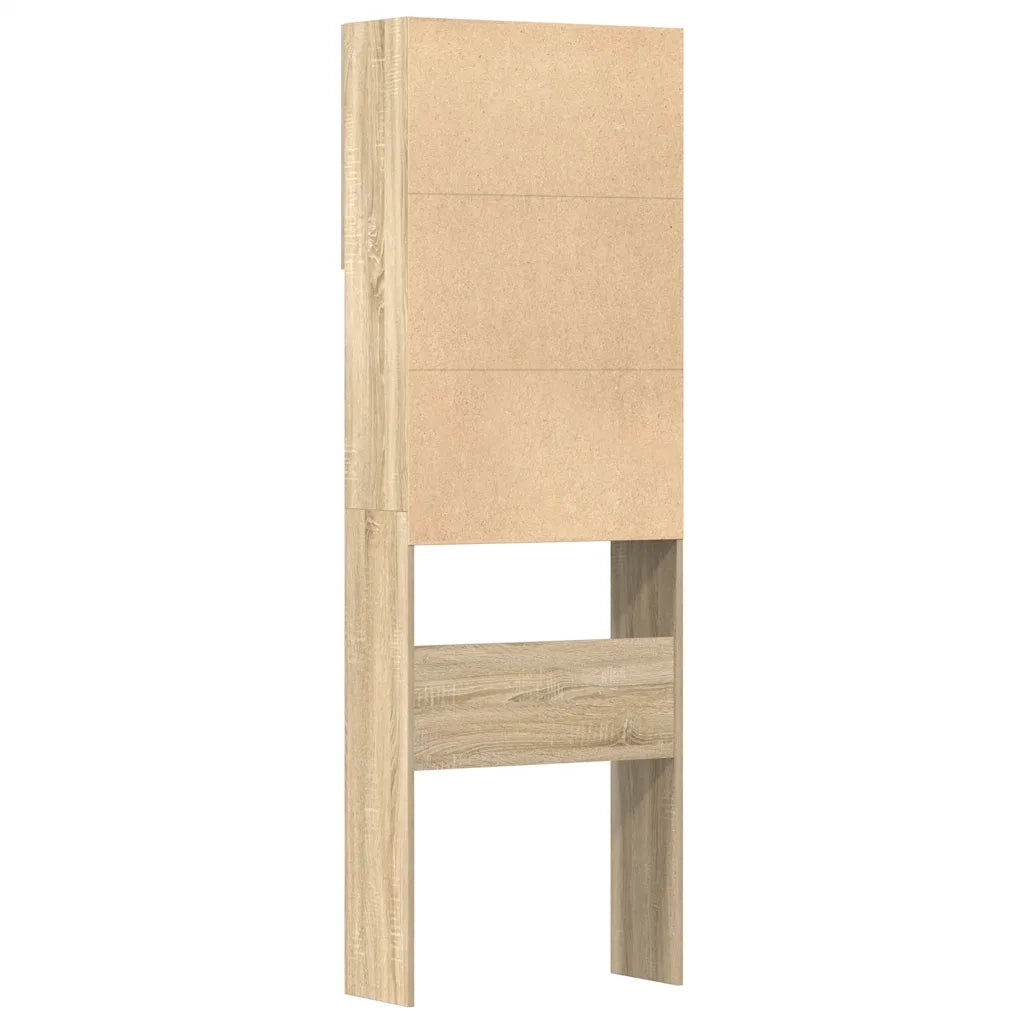 Mobile Lavatrice Rovere Sonoma 64x24x190 cm in Truciolato CFW9245064