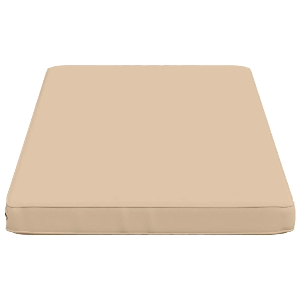Cuscini per Panchina a 2 Pezzi VUGHT 2 pz 100% Poliestere Crema 951771