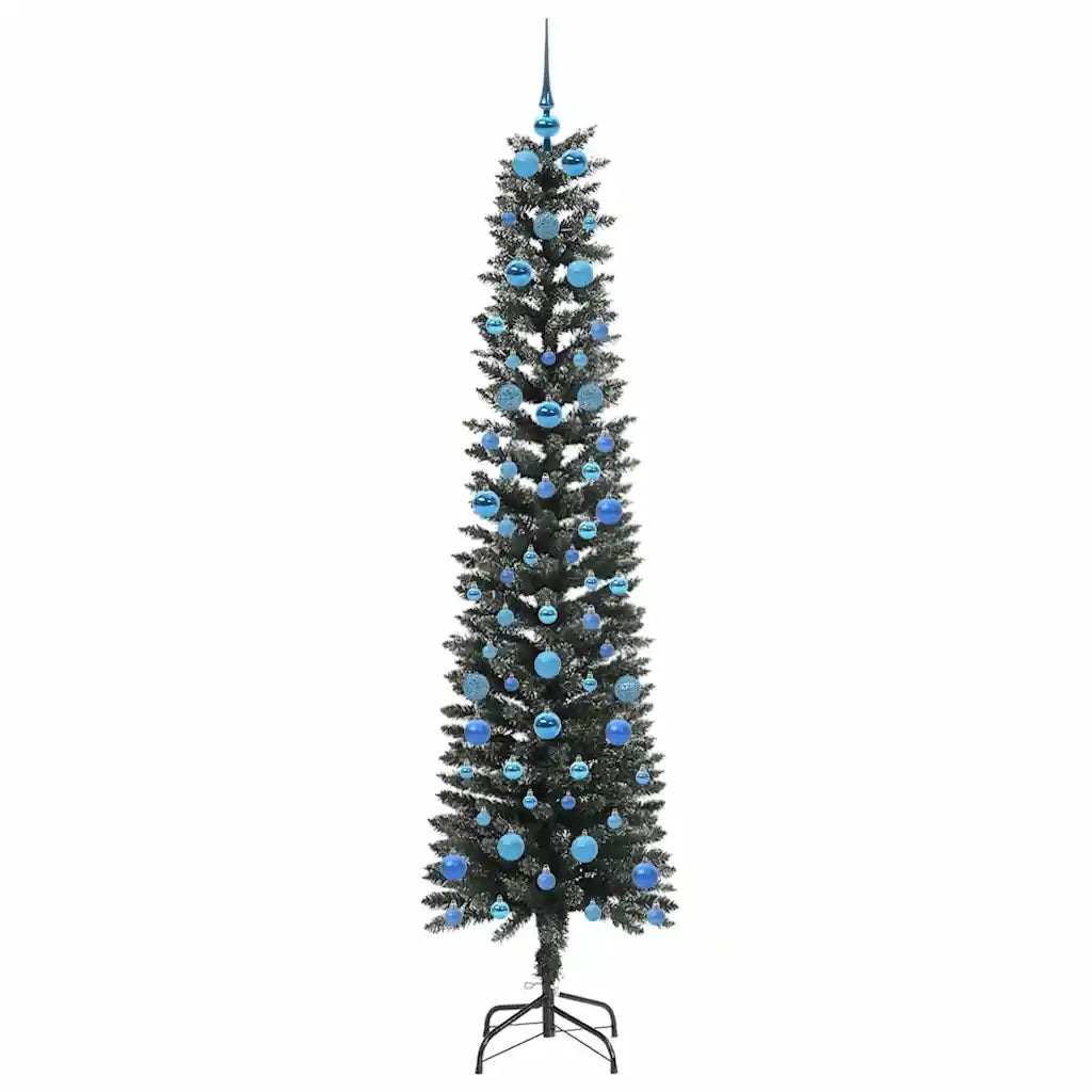 Albero di Natale artificiale con 300 LED Verde 210 cm 3395959