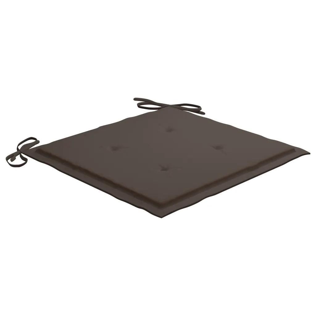 Sedie da Giardino Impilabili con Cuscini 6 pz Massello di Teak 3073233