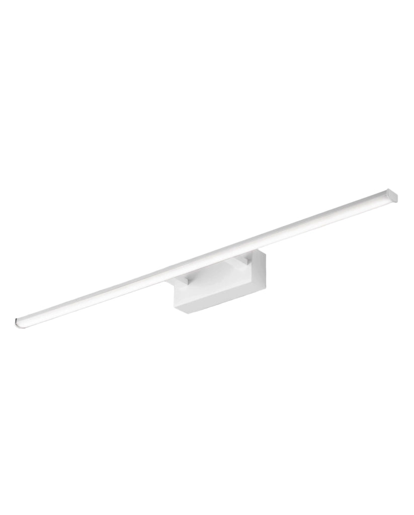 Nala Lampada da Parete LED Integrato 15W 1850lm 3000K IP44 in Metallo e Metacrilato Colore Bianco, Design Moderno e Funzionale per Interni ed Esterni