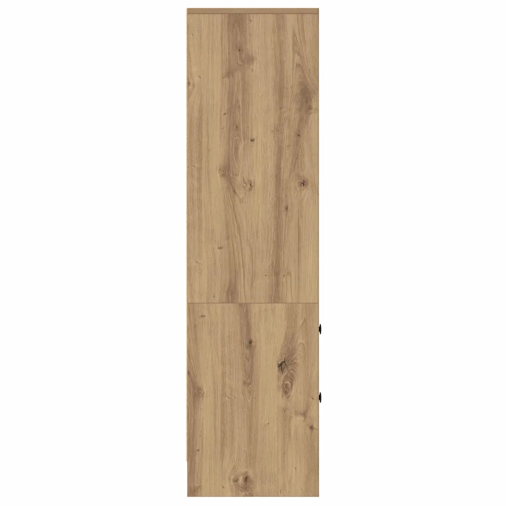 Credenza con Cassetto-Buffet-Armadio da cucina Rovere artigianale 45,5 x 34 x 127 cm