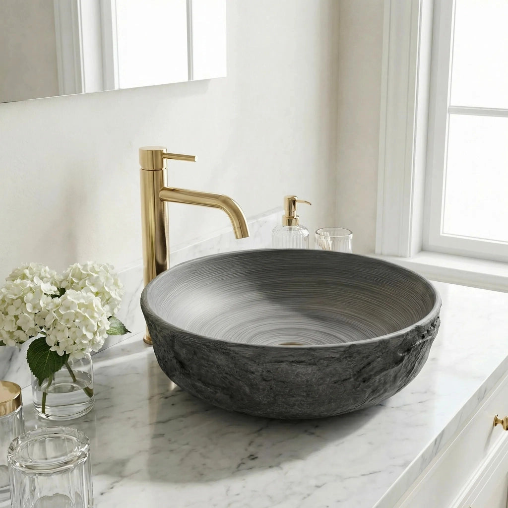 Lavabo Da Appoggio Rea Babilon Silver