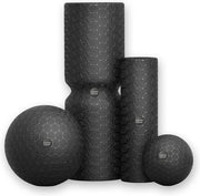 Fascia Roller e Fascia Bal, 2 pezzi di ciascuno, per l'allenamento della fascia per i muscoli, il tessuto connettivo e il metabolismo con esercizi su DVD.