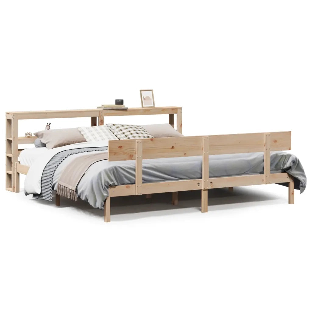 vidaXL Letto senza Materasso 180x200 cm in Legno Massello di Pino