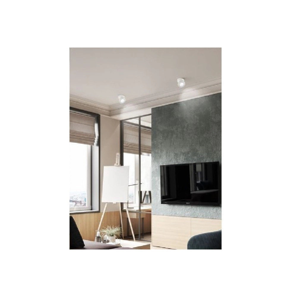 Trade Shop - Faretto Led A Superficie Orientabile 7w Luce Naturale Fredda Calda Bianco F-7w-b - -bianco Freddo      -