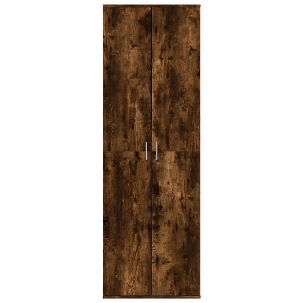 Credenza | Madia | Buffet da pranzo | Armadio da pranzo Rovere Fumo 60x35x180 cm in Legno Multistrato