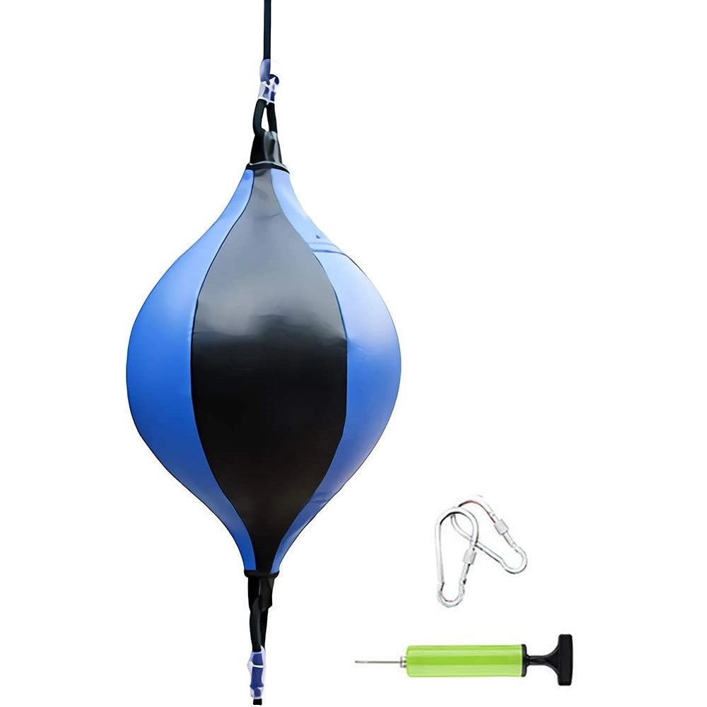 Trade Shop - Sacco Da Boxe Borsa A Sfera A Doppia Estremità In Pu Punch Sport Fitness Adulti -