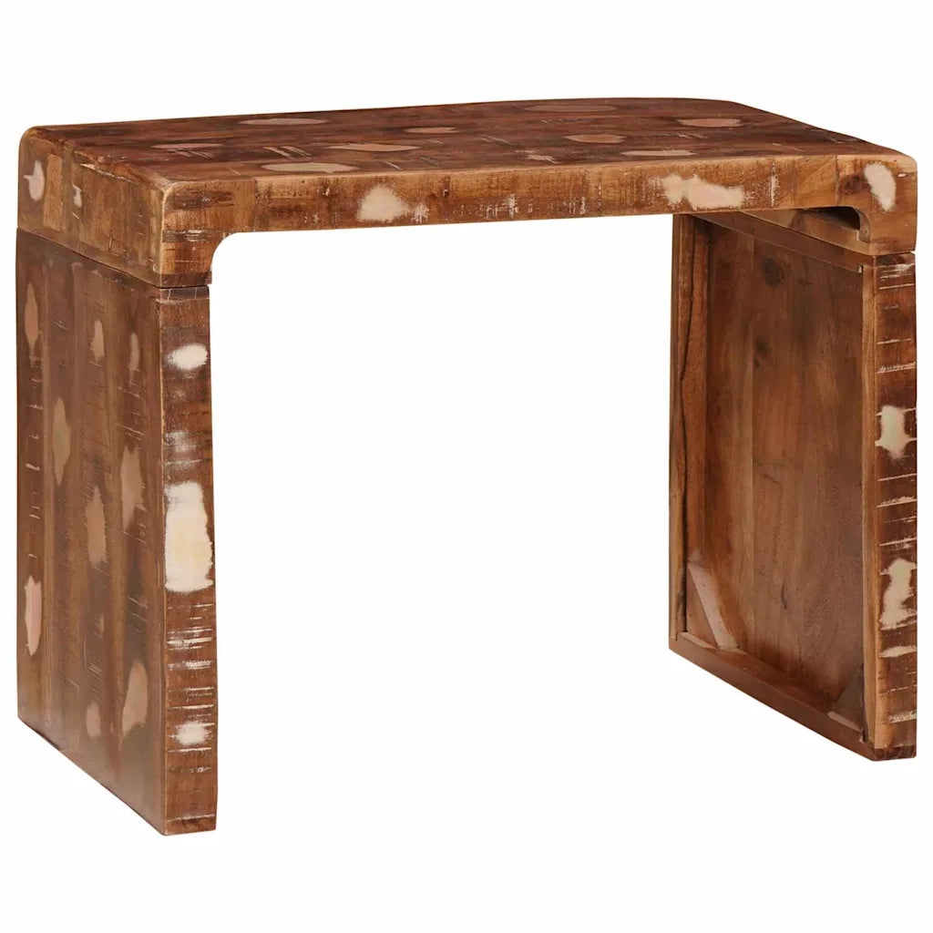 Tavolino Marrone 60 x 35 x 46 cm Legno Recuperato Massello 4104576