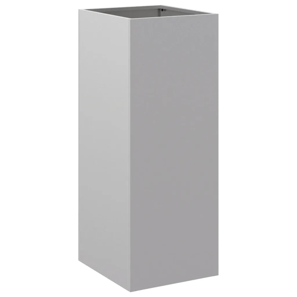 Fioriera Argento 32x29x75 cm in Acciaio Zincato 841576