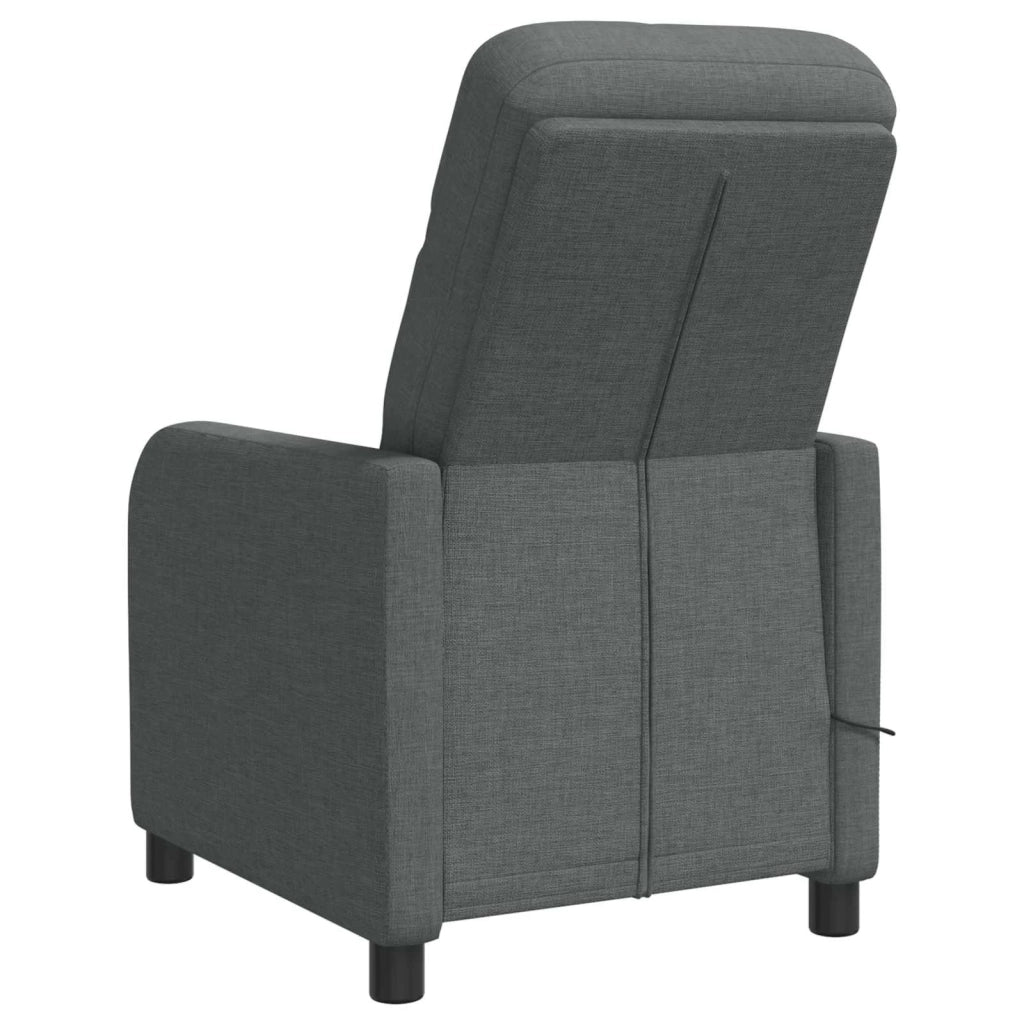 Divano Sedia-Poltrona Massaggiante Grigio Scuro Tessuto 966998