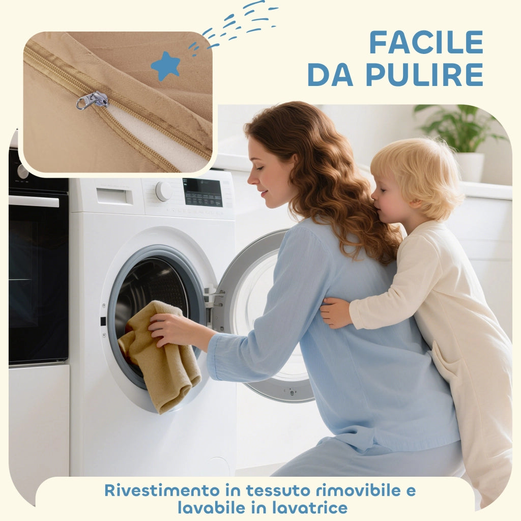 Costruzioni Morbide Bambini Interni ¨C zephmum ¨C Velluto Schiuma PU Arancione