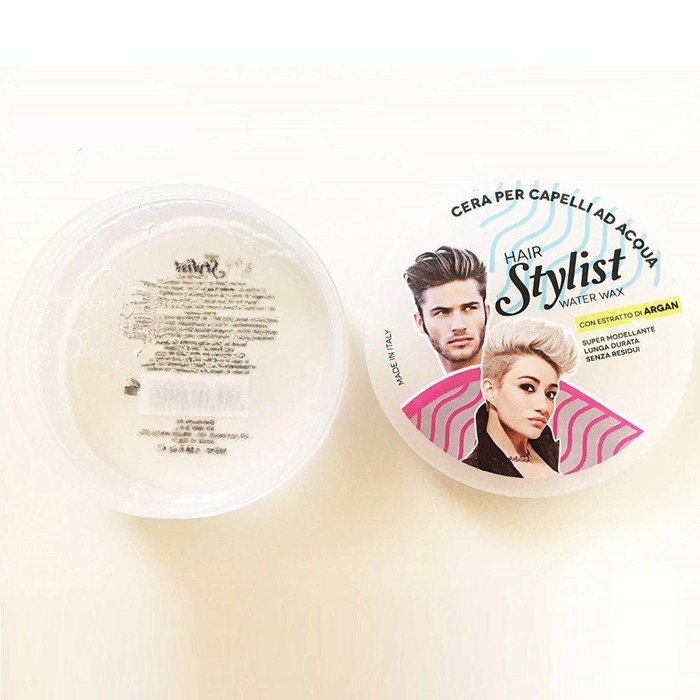 Trade Shop - Cera Capelli Acqua Olio Argan 100ml Hair Stylist Super Modellante Lunga Durata -