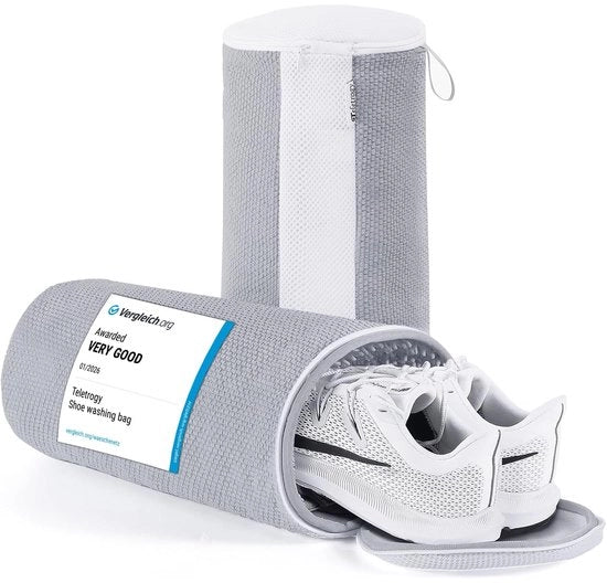 Sacchetto per pulire scarpe 360° di pulizia intorno - Sacchetto per pulire scarpe - Materiale riciclabile - Tessuto a rete 3D - Fibre di chenille - Effetto di rimozione di macchie efficace