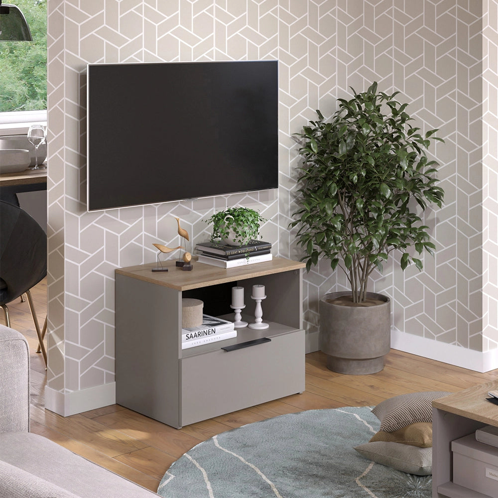 Vicco Credenza Grigio 60 x 50 cm con patta