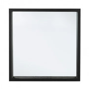 Specchio Legno Nero Moderno da Parete 52x52 cm - YOUNG