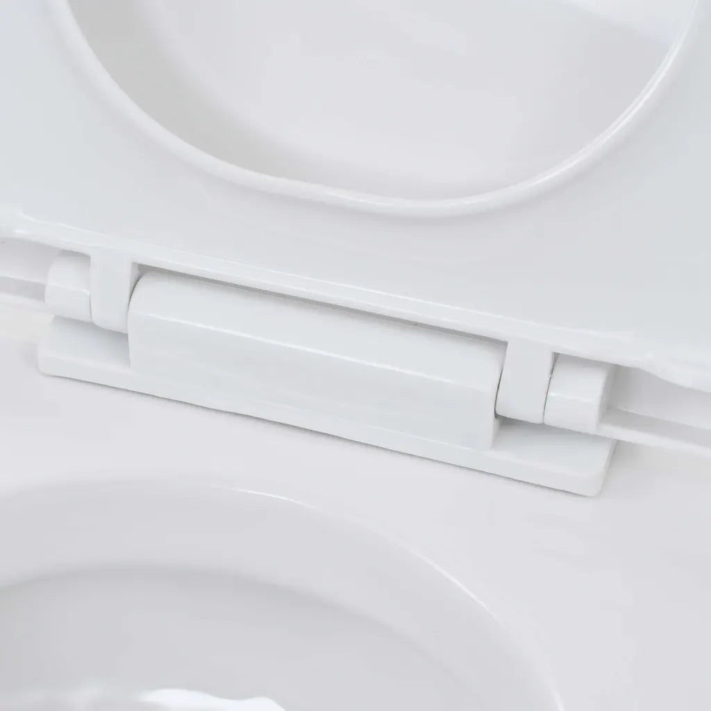 WC Sospeso con Sciacquone Alto Nascosto in Ceramica