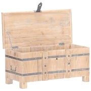 Baule 90x40x40 cm in Legno Massello di Acacia CFW7597998