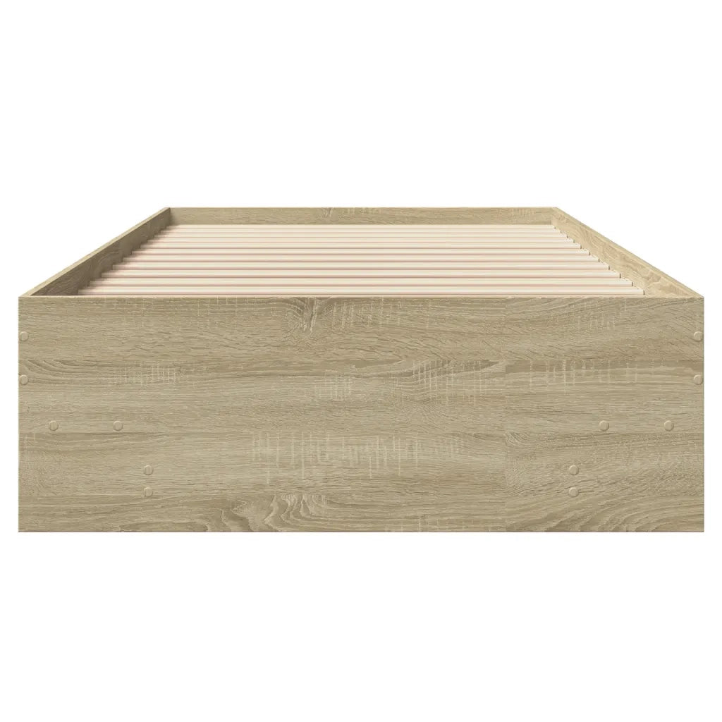 Giroletto senza Materasso Rovere Sonoma 90x190 cm in Truciolato 3295704