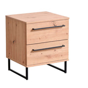 comodino moderno 2 cassetti cm 45 5x35x54 h - ZENWOOD