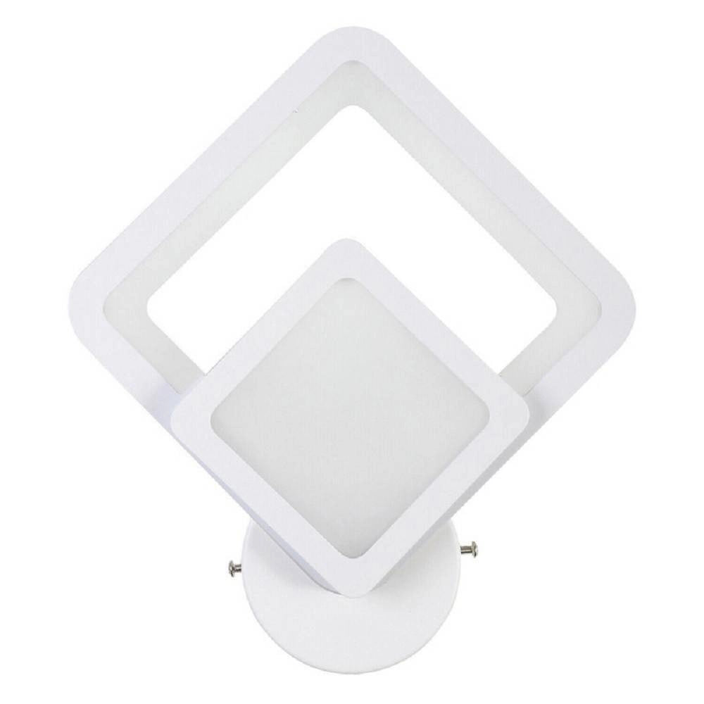 Trade Shop - Applique Moderno Led Rombo 12w Lampada Da Parete Tre Colorazione Di Luce E82-b3c -