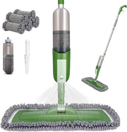 Mop con funzione di spruzzo, mopa con serbatoio di 530ML e 5 pad microfibra lavabile, dweil con funzione di spruzzo, mopa per pavimenti in laminato, legno, piastrelle, pavimenti in marmo