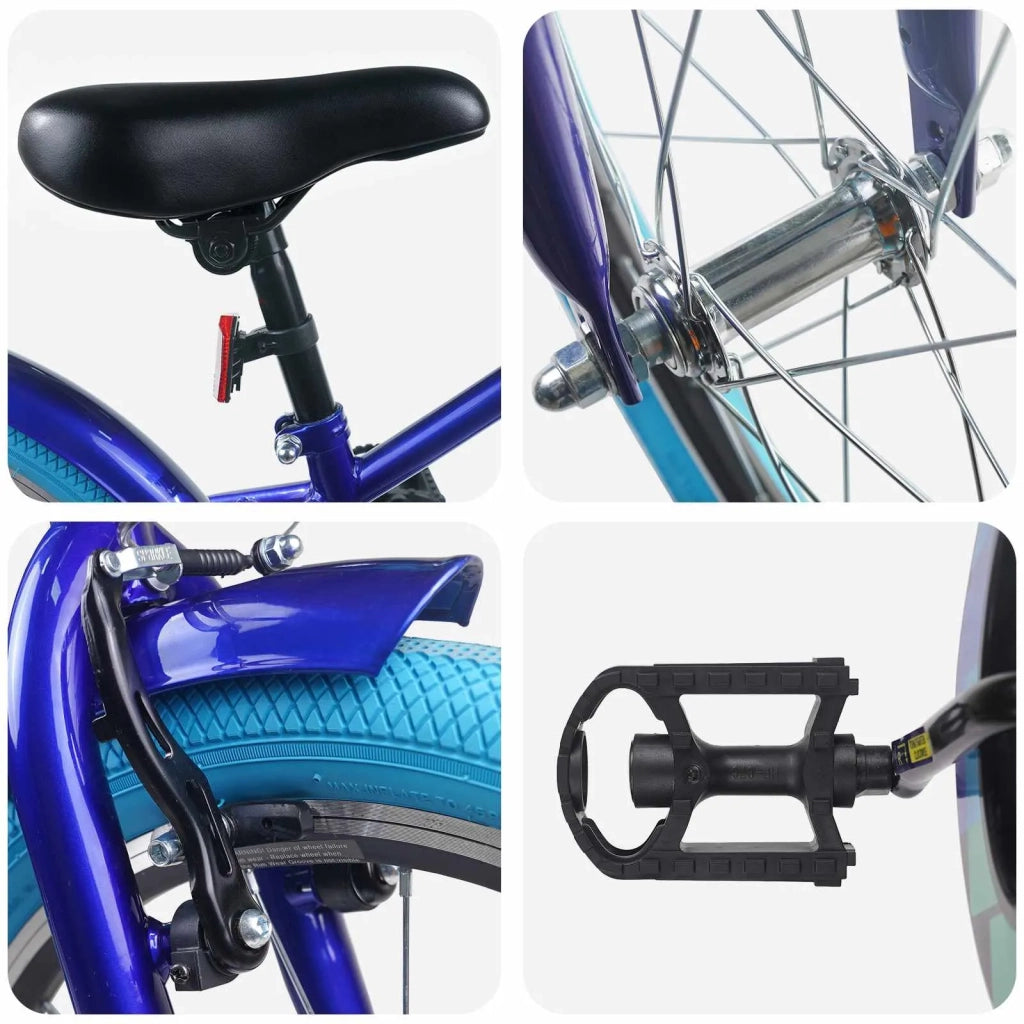Bicicletta per Bambini 22 Pollici per bambini dai 7 ai 12 anni 42009332