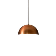 Bonella - Lampada a sospensione rame 1XE27 max 1X60W IP20 - Lampada da soffitto con design moderno in alluminio - Attacco E27
