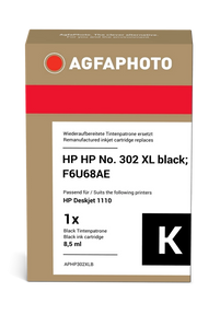 ORIGINAL Agfa Photo Cartuccia d'inchiostro nero APHP302XLB ~480 Seiten