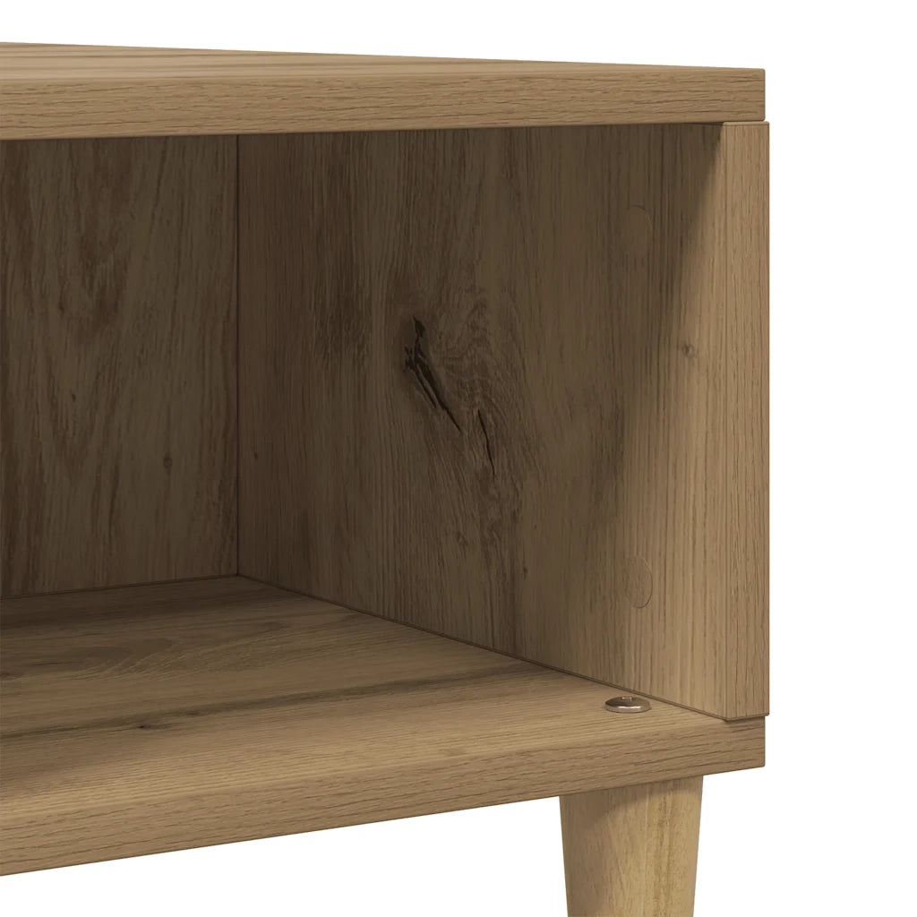 Tavolino da Salotto Artigianale 60x60x30 cm Legno Multistrato 856441